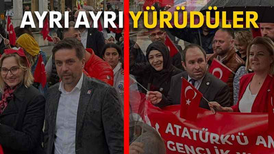 Ayrı ayrı yürüdüler